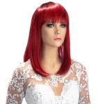 Perruque Elvira rouge - World Wigs